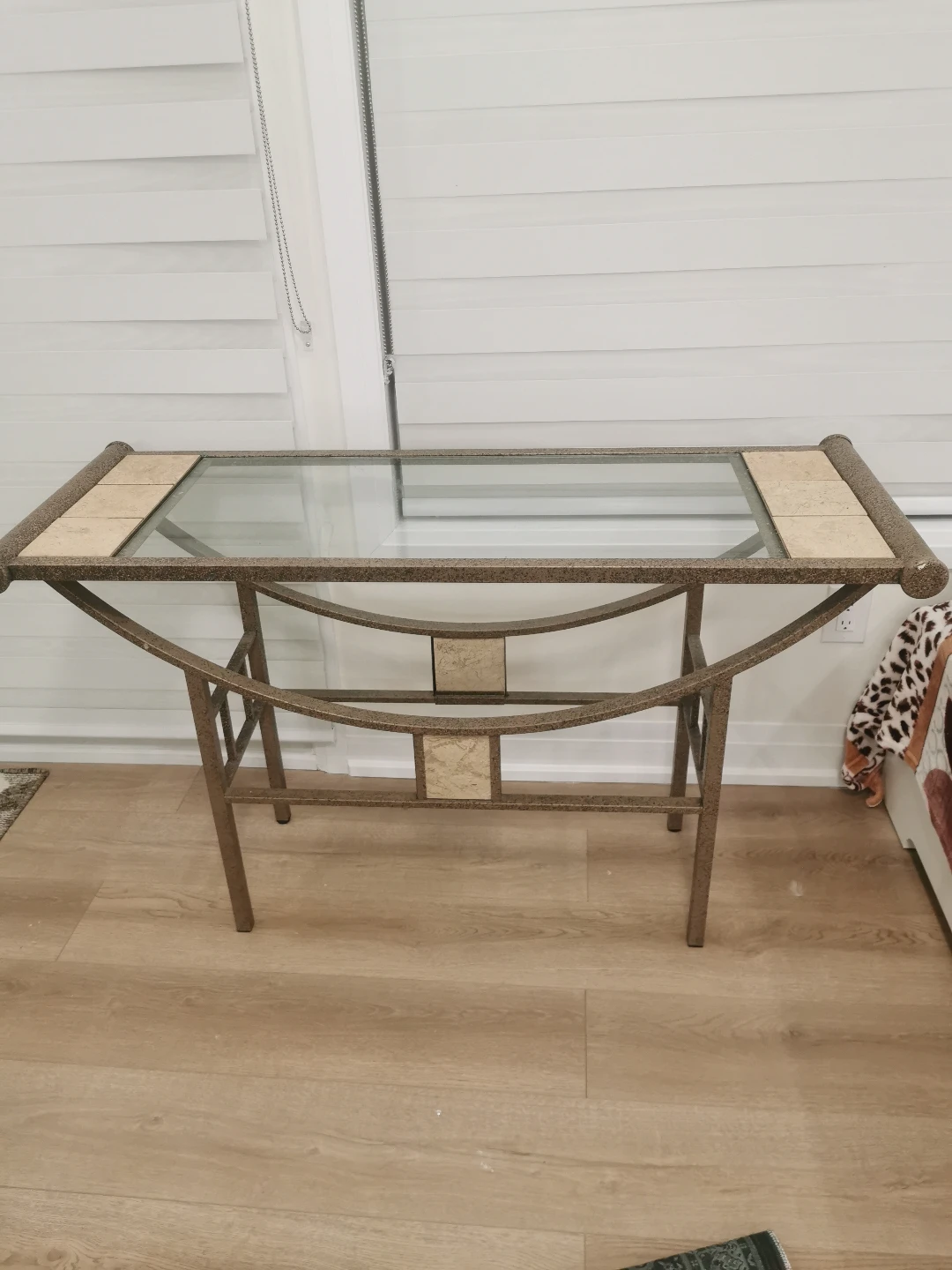 Set of four Metal and Glass Accent Tables - photo 3