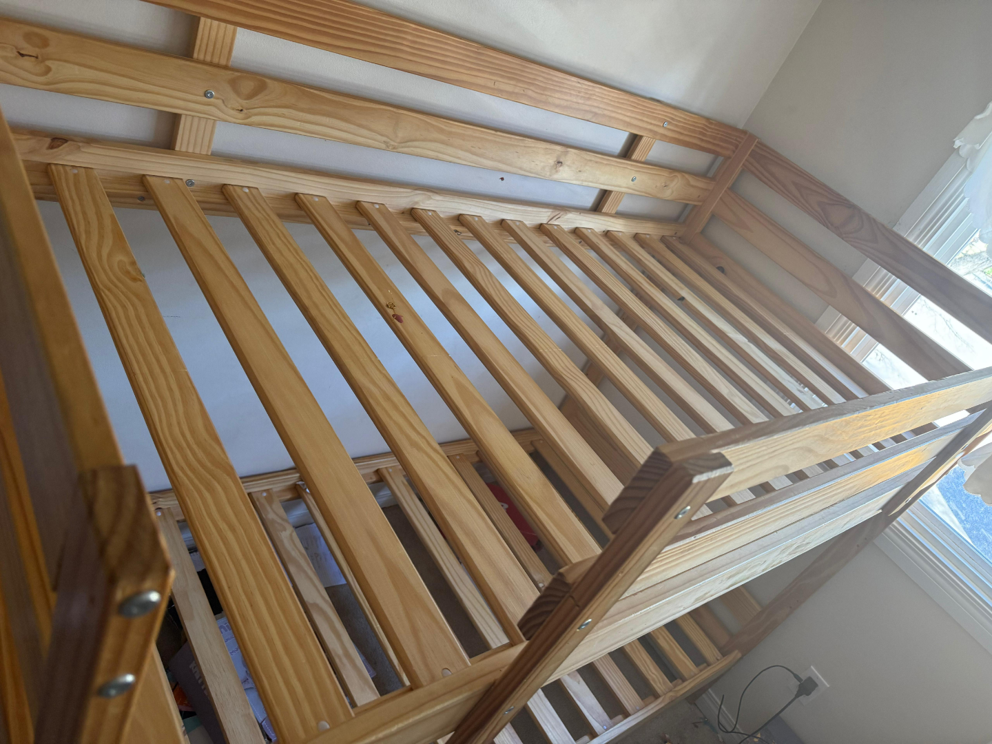 Twin-over-Twin Bunk Bed Frame
