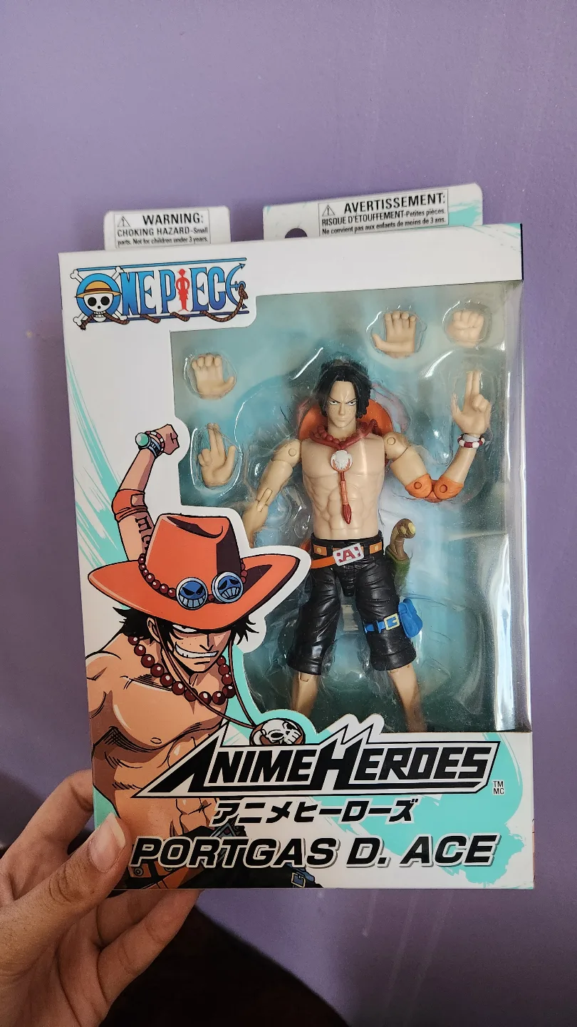 One Piece Anime Heroes Portgas D. Ace Figure🏒 thumbnail