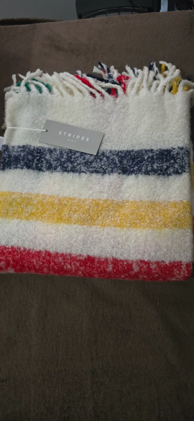 HBC STRIPES Decorative Throw Blanket thumbnail