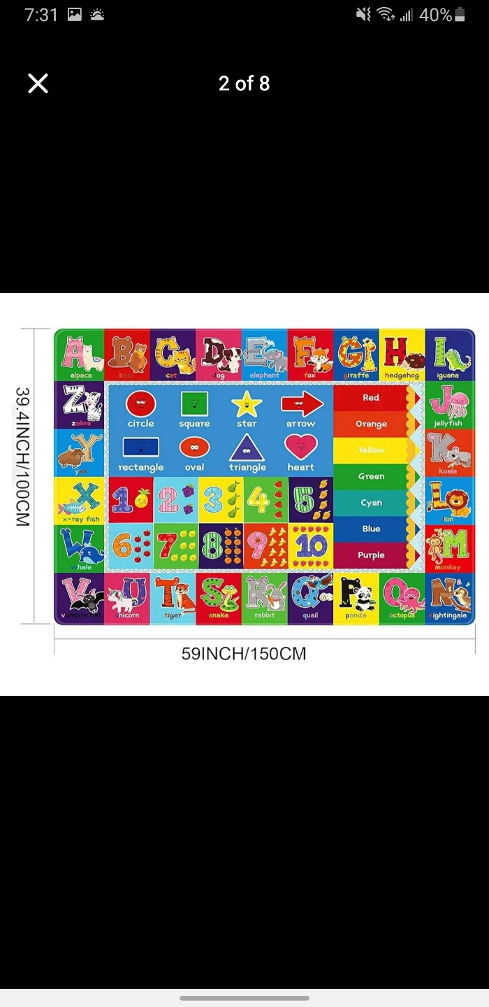 KIDS PLAY RUG - BRAND NEW - photo 2