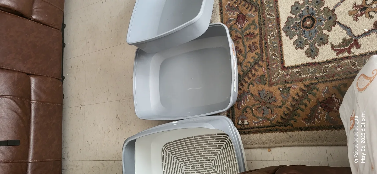 Cat Litter Box with sifting tray image indicator(2)