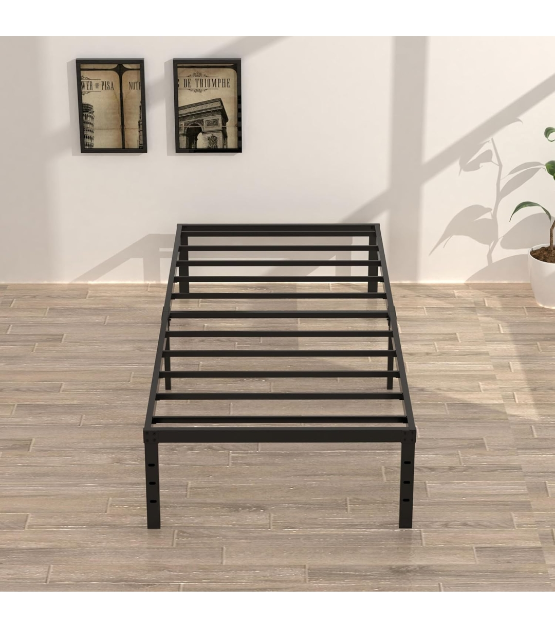 Brand New Upcanso 18 Inch Metal Bed Frame Twin Size - photo 3