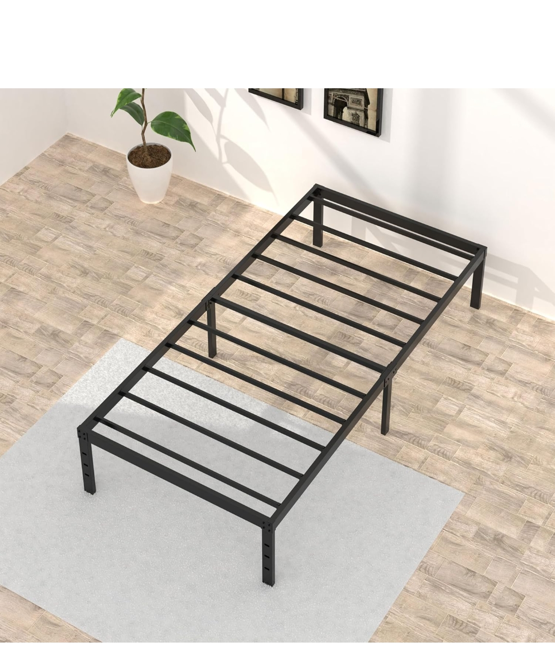 Brand New Upcanso 18 Inch Metal Bed Frame Twin Size - photo 5