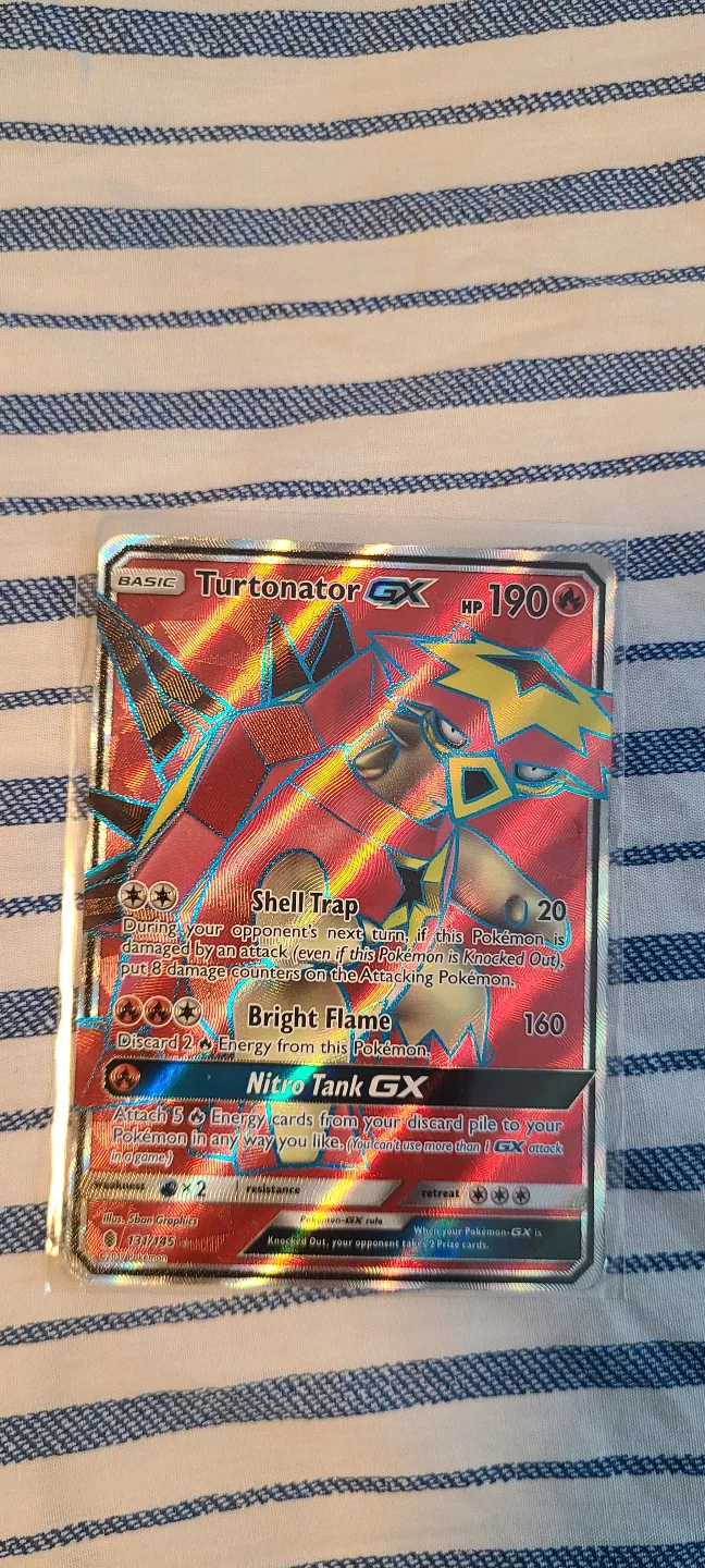 Pokemon Card - Turtonator GX thumbnail