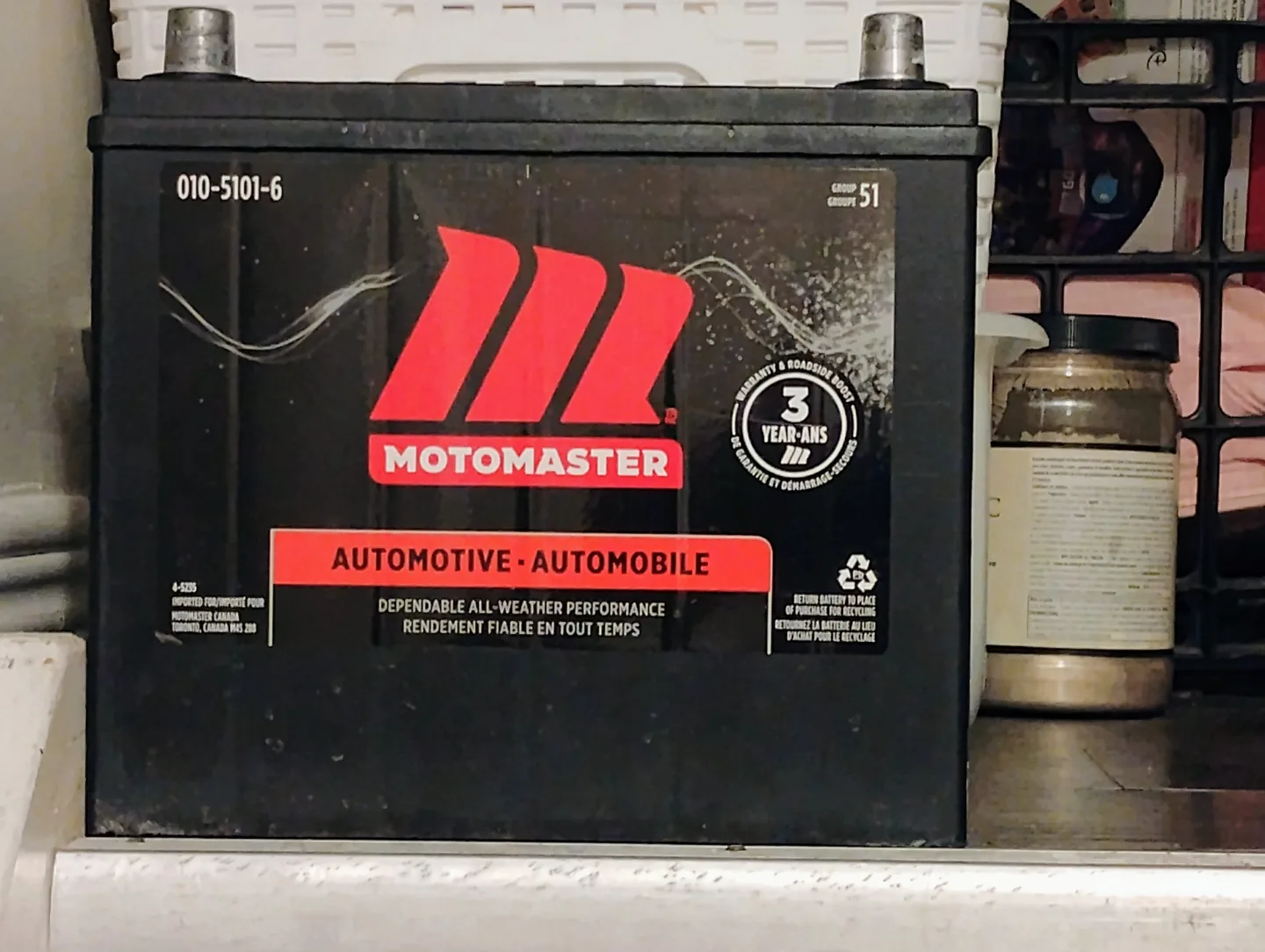 Motomaster Automotive Battery Group 51