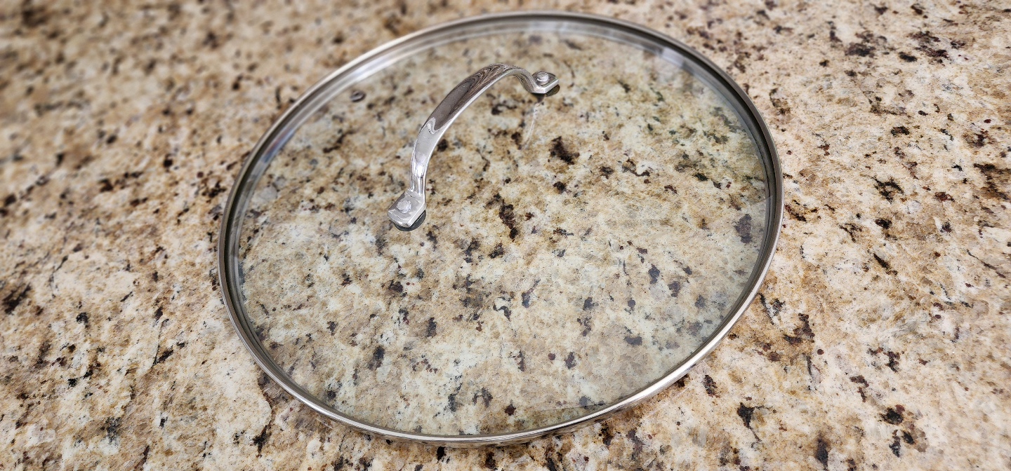 31 cm Glass pot lid with stainless steel handle - photo 2