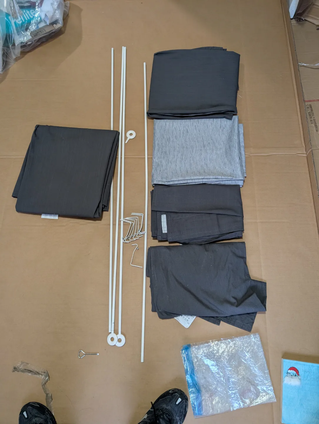 Curtain Rod with Black Curtain - Freecycle image indicator(4)