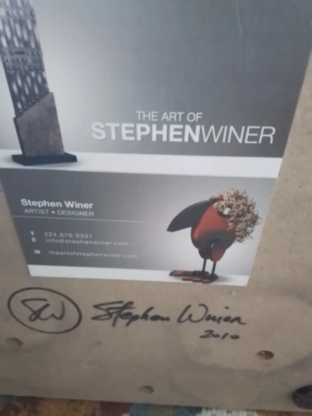 Grotesque Goony Bird Stephen Winer Studio Wood Sculpture image indicator(4)