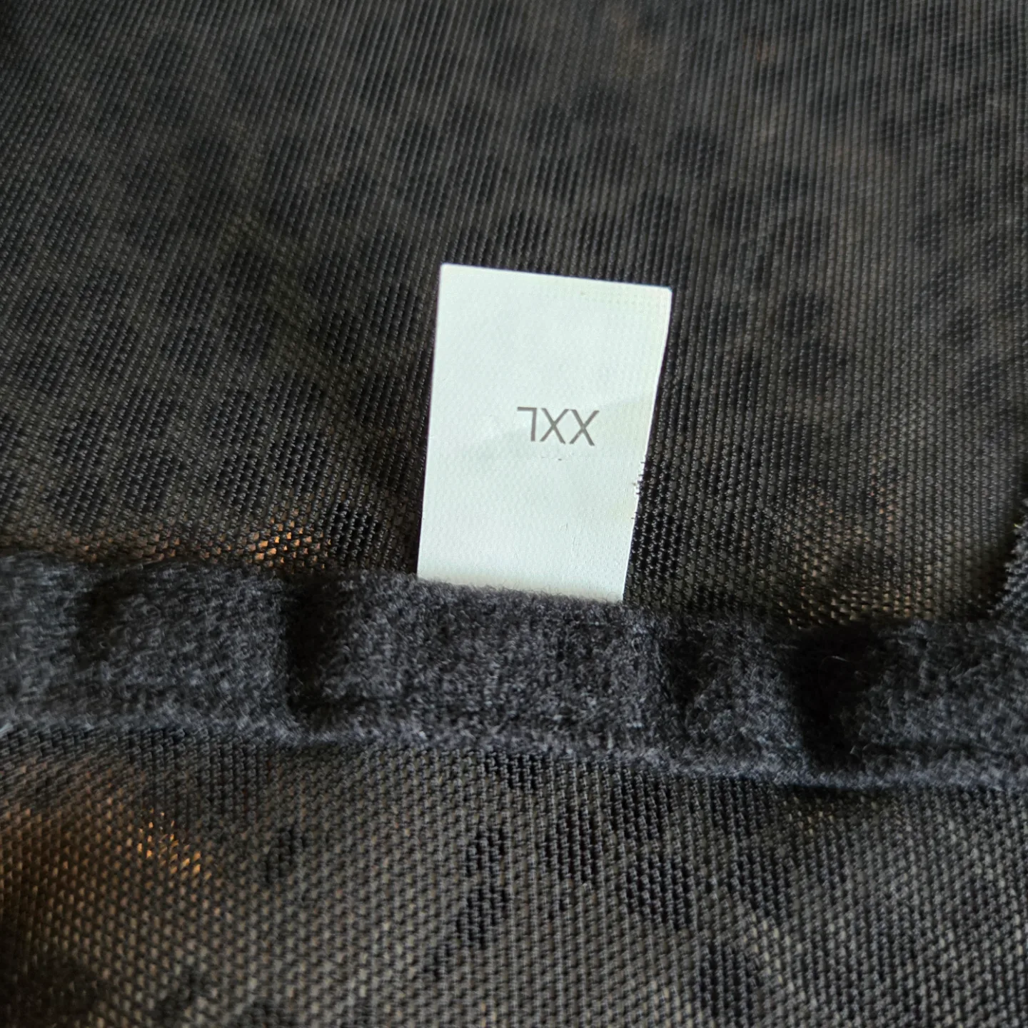 Women's Black Mesh Body Shaper, Size XXL image indicator(3)