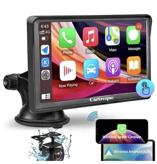 Cartreque 7" Touchscreen / Apple CarPlay and Android Auto image indicator(2)
