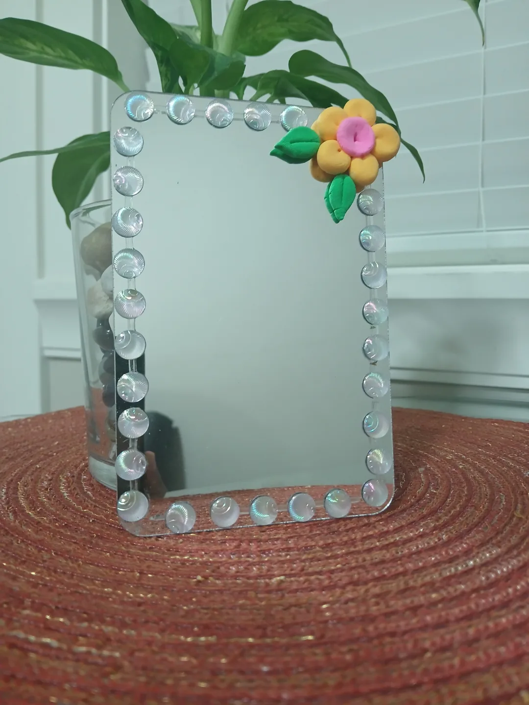 Decorative Mirror with Embellishments image indicator(2)