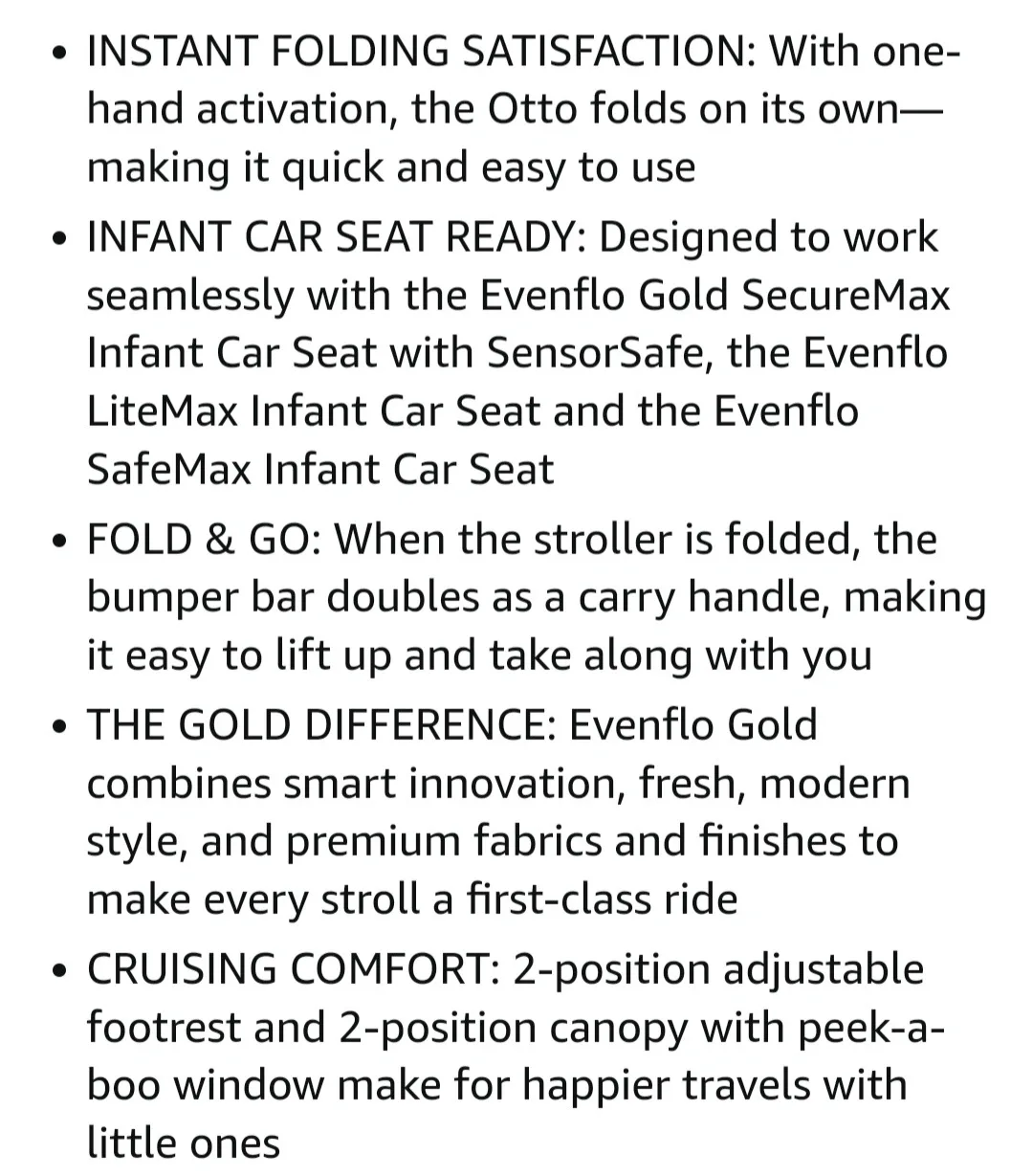 Evenflo Otto Foldable Stroller - Blue image indicator(8)