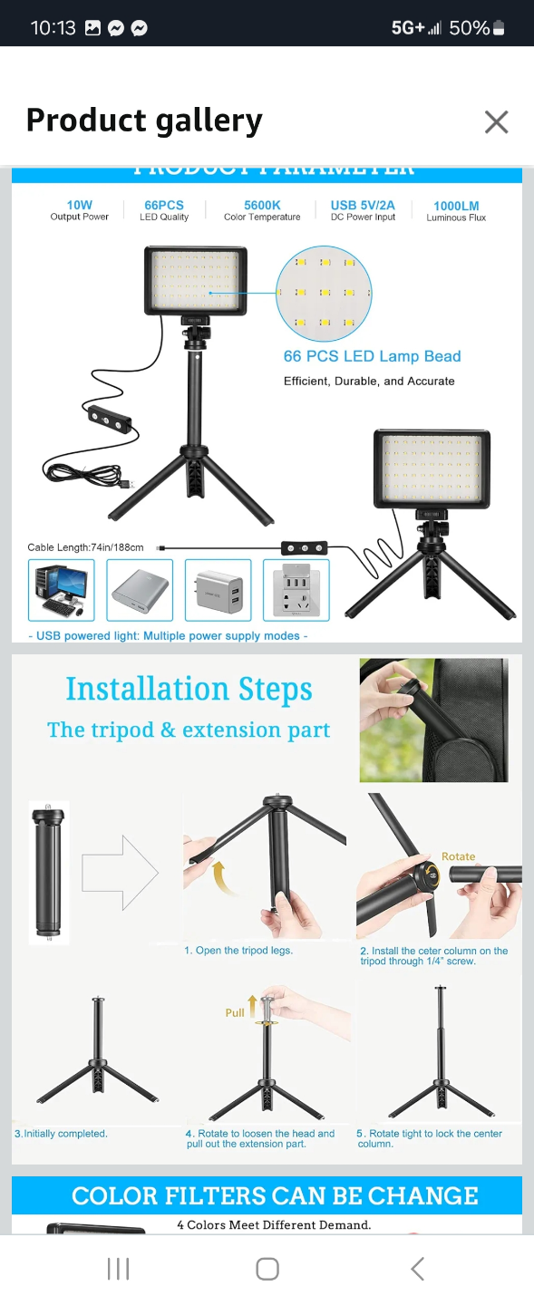 Usb LED photo lights - photo 3