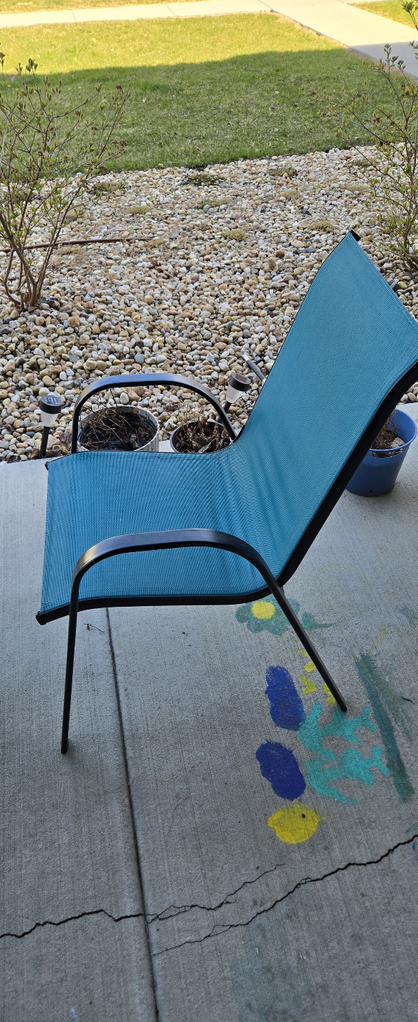 Teal Outdoor Patio Furniture Set - photo 2