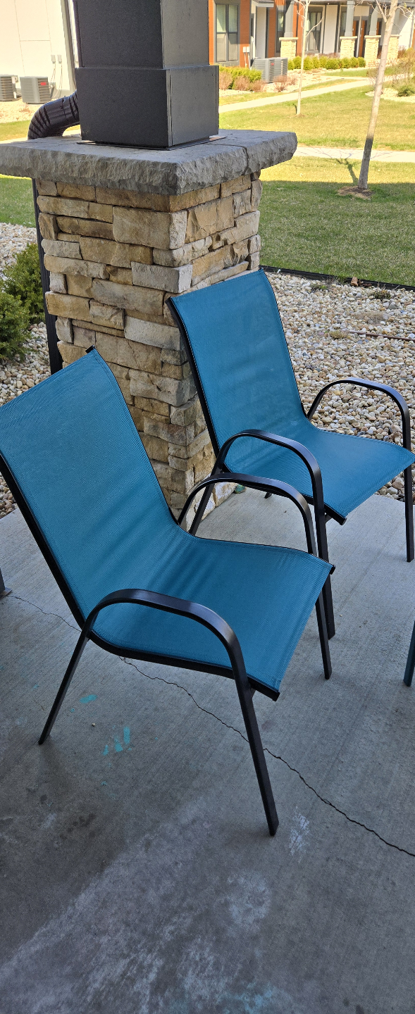 Teal Outdoor Patio Furniture Set - photo 3