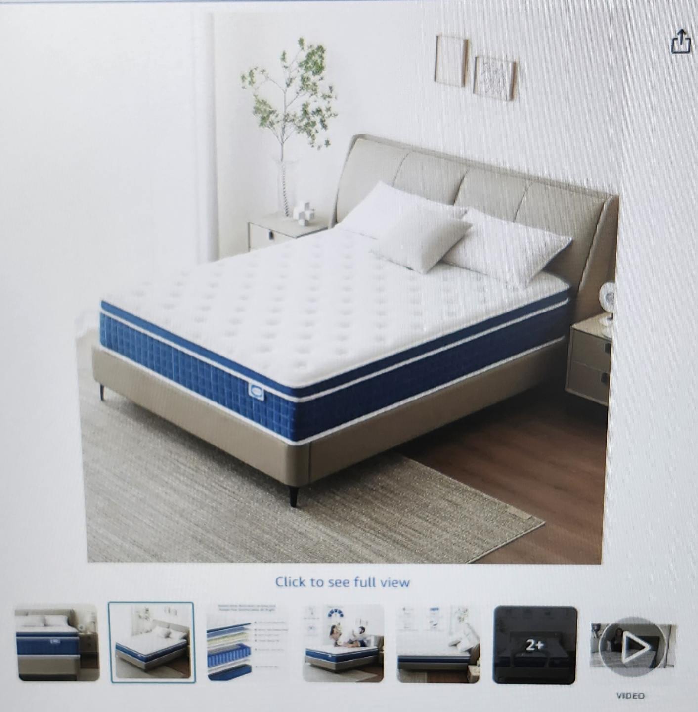Brand new in box 12 Inch King Mattress - photo 2