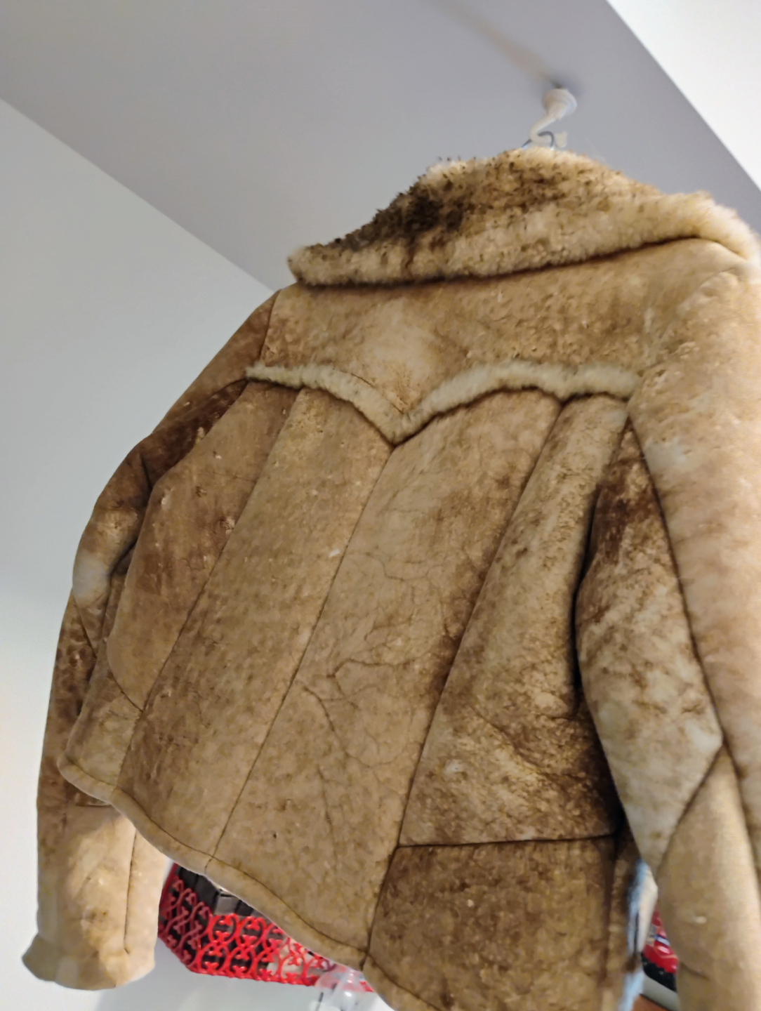 handmade cropped reversible real hide Jacket - photo 2