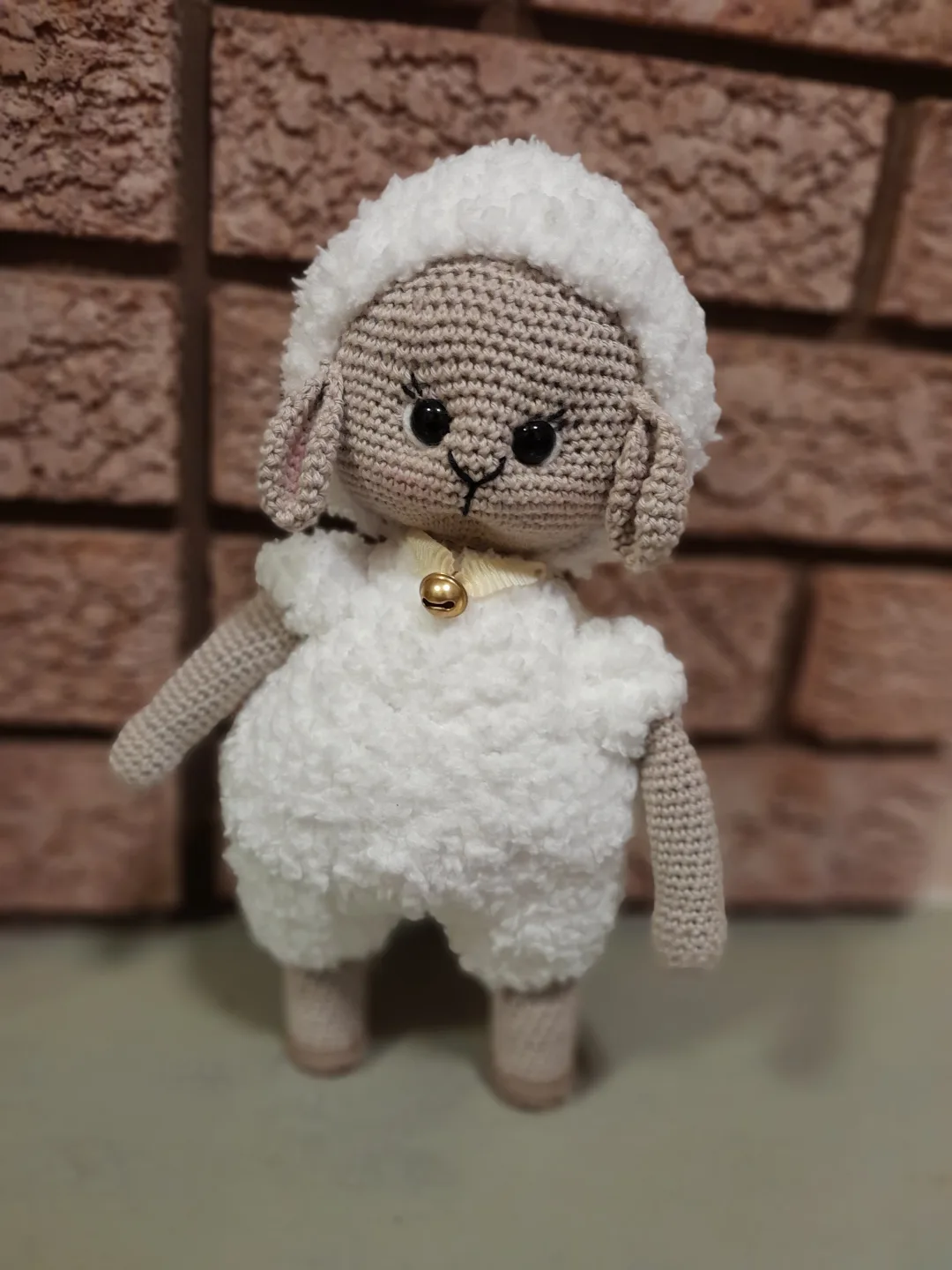 Cute Handmade Crochet Lamb Toy