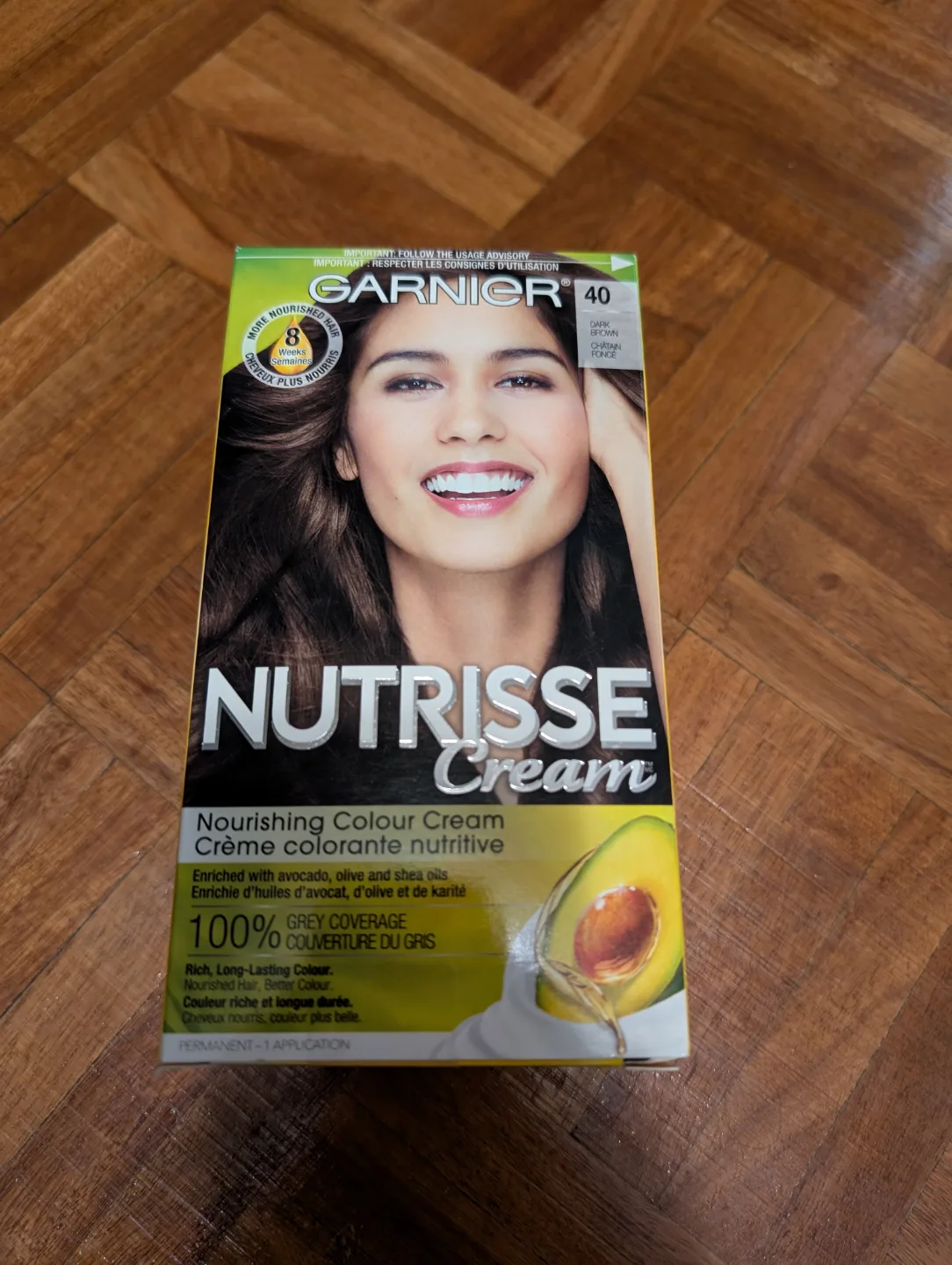 Garnier Nutrisse Cream Hair Colour 40 Dark Brown thumbnail