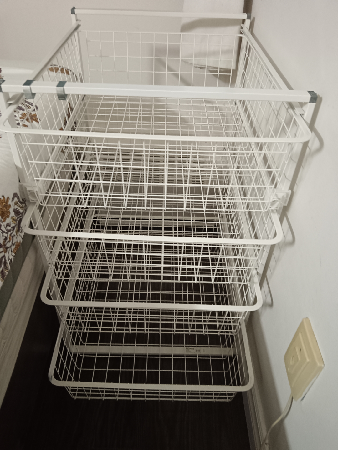 Four-Tier White Wire Drawer Organizer - photo 2