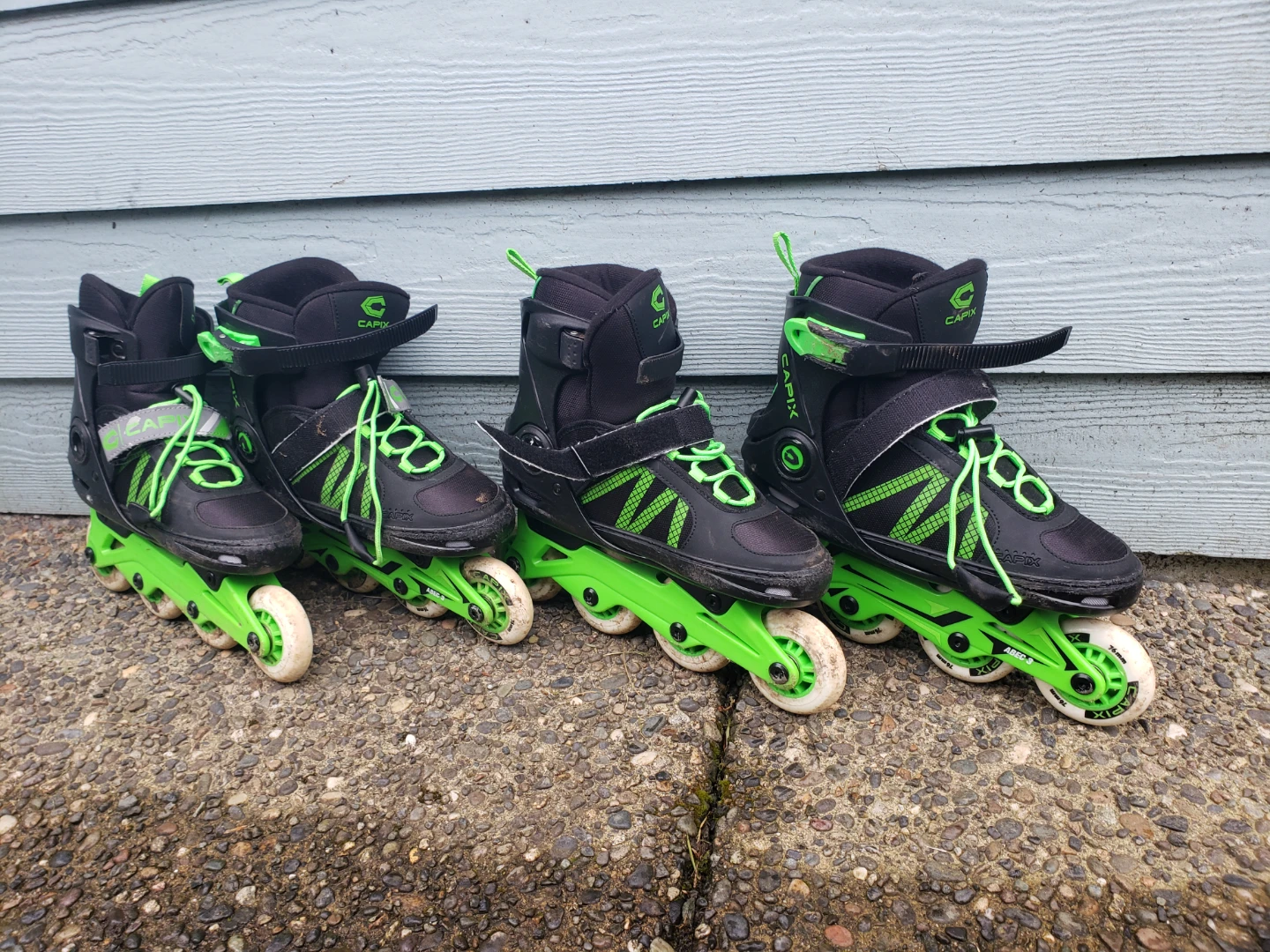 2 pairs of Capix Inline Skates Size 5-8 🏒 - photo 2