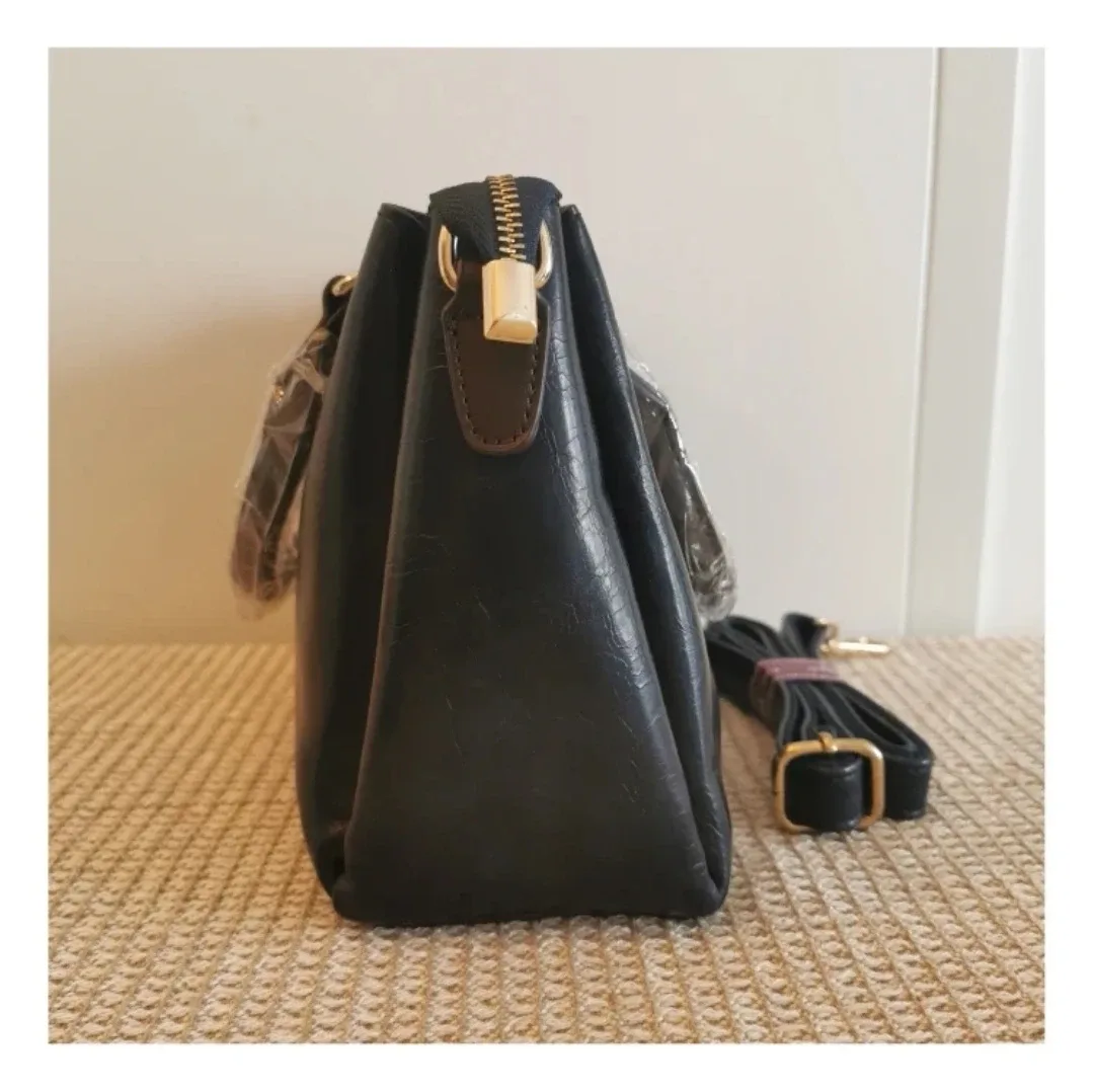 Brand New Blue Leather Shoulder Bag image indicator(5)