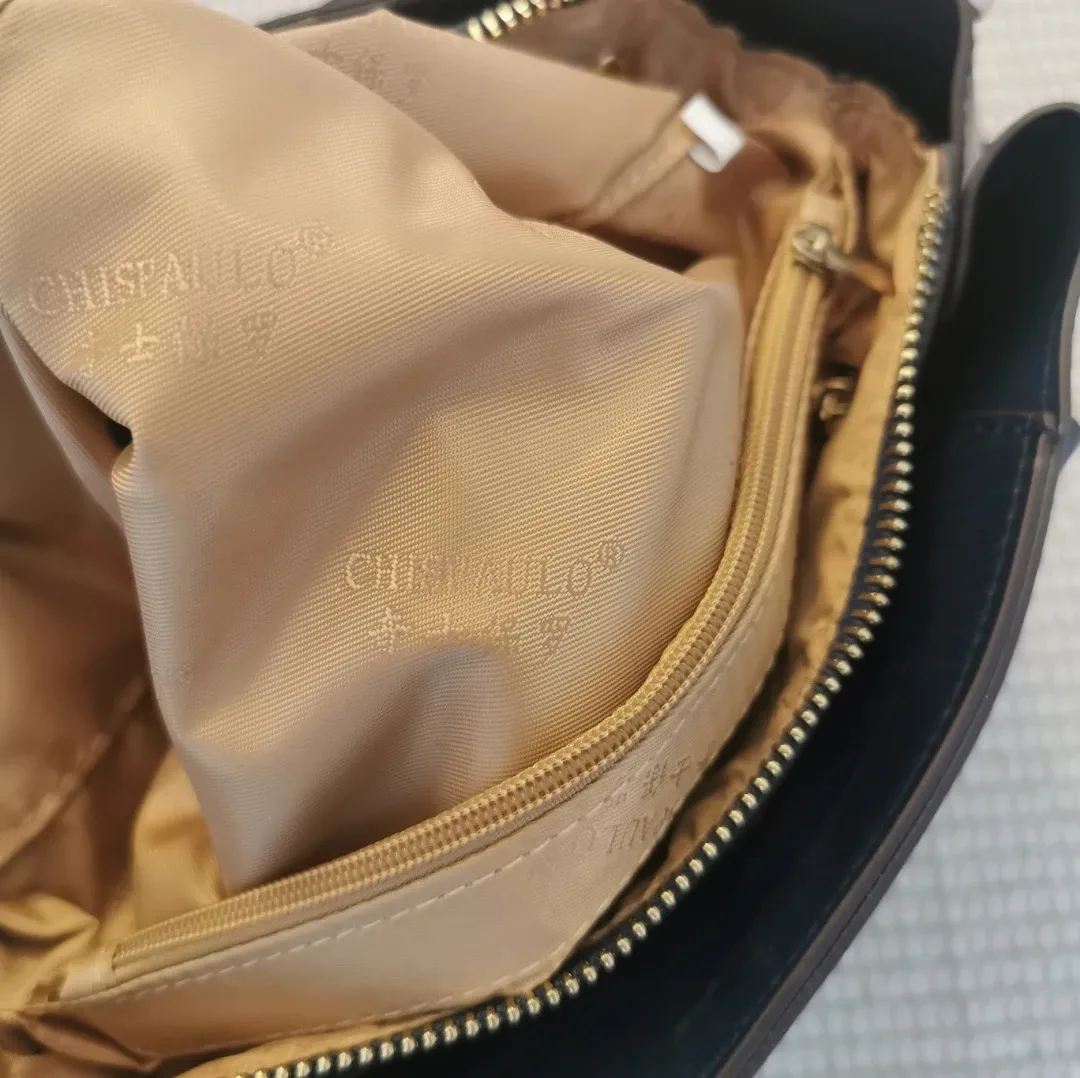 Brand New Blue Leather Shoulder Bag image indicator(8)