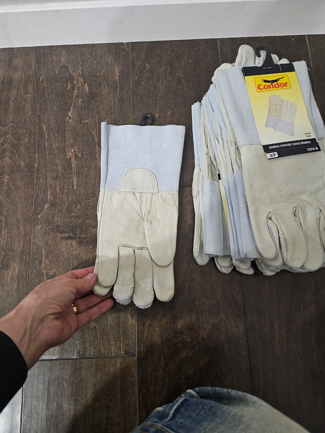 Condor 1274-9 Leather General Purpose Gloves .. image indicator(3)