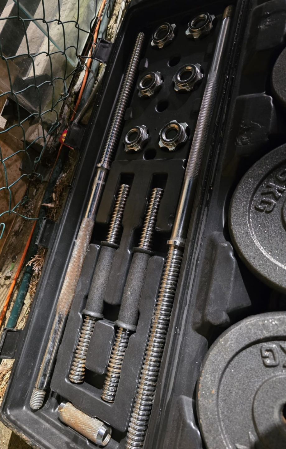 Adjustable Dumbbell Set with Case
