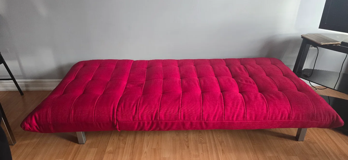 Red Futon Sofa Bed image indicator(2)