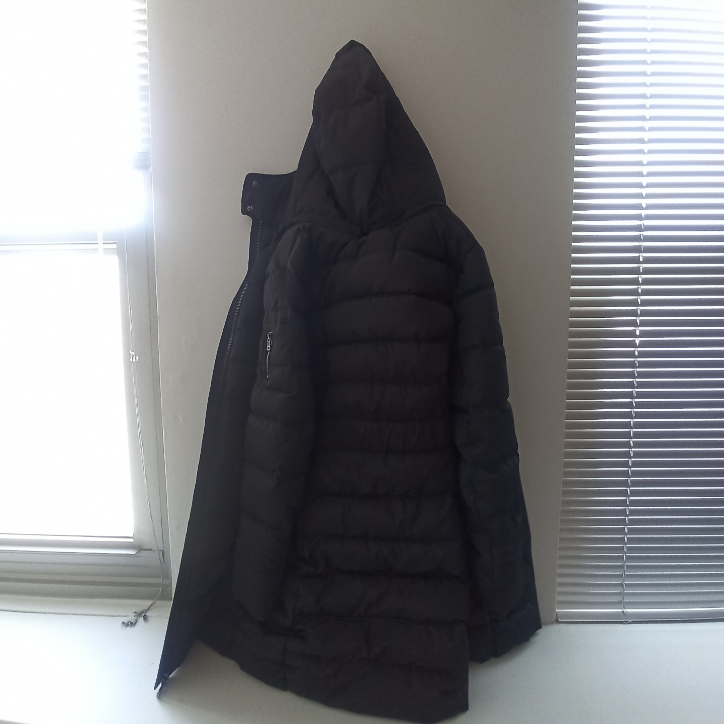 Calvin Klein Black Puffer Jacket with Hood - photo 4