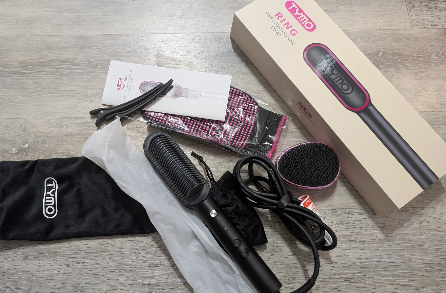 TYMO RING Hair Straightening Comb - photo 4