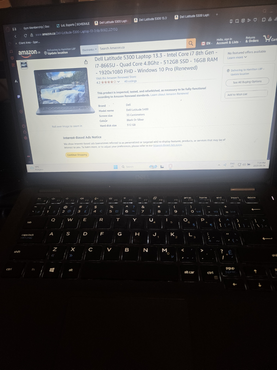 Laptop - 16gb DDR4, i5-8365u, 500 gb ssd, windows 11 - photo 4
