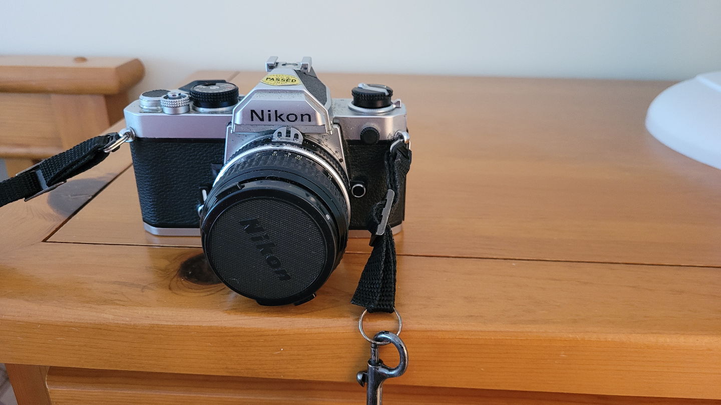 Vintage Nikon F35 Camera with 50mm Lens