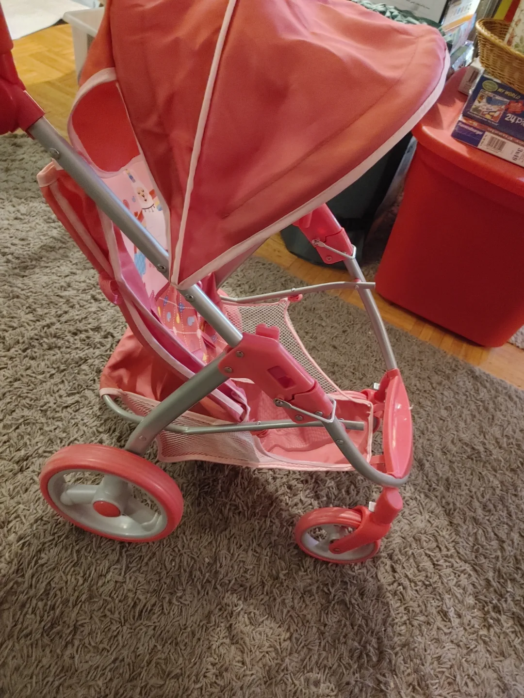 Hauck Doll Stroller - Pink Llama Design thumbnail