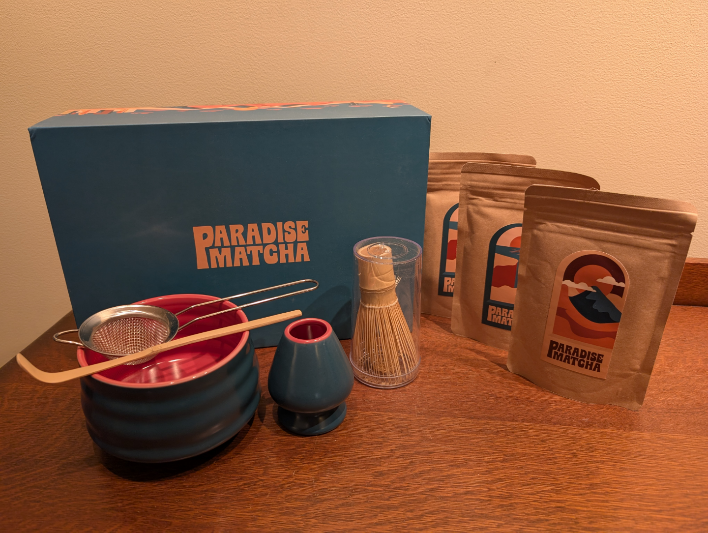 Paradise Matcha Gift Set - Ceremonial Grade Matcha + Accessories