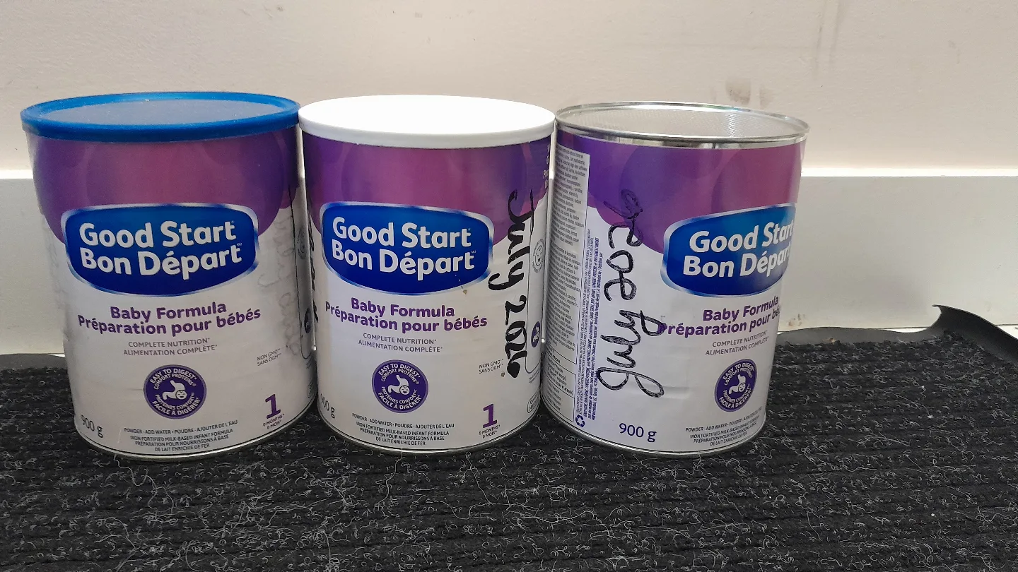 Three cans of Good Start Baby Formula thumbnail