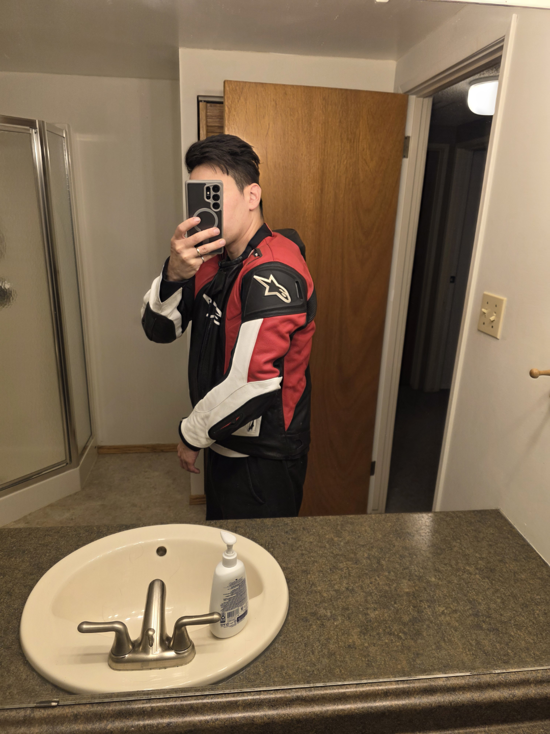 Alpinestars Leather Motorcycle Jacket - photo 5