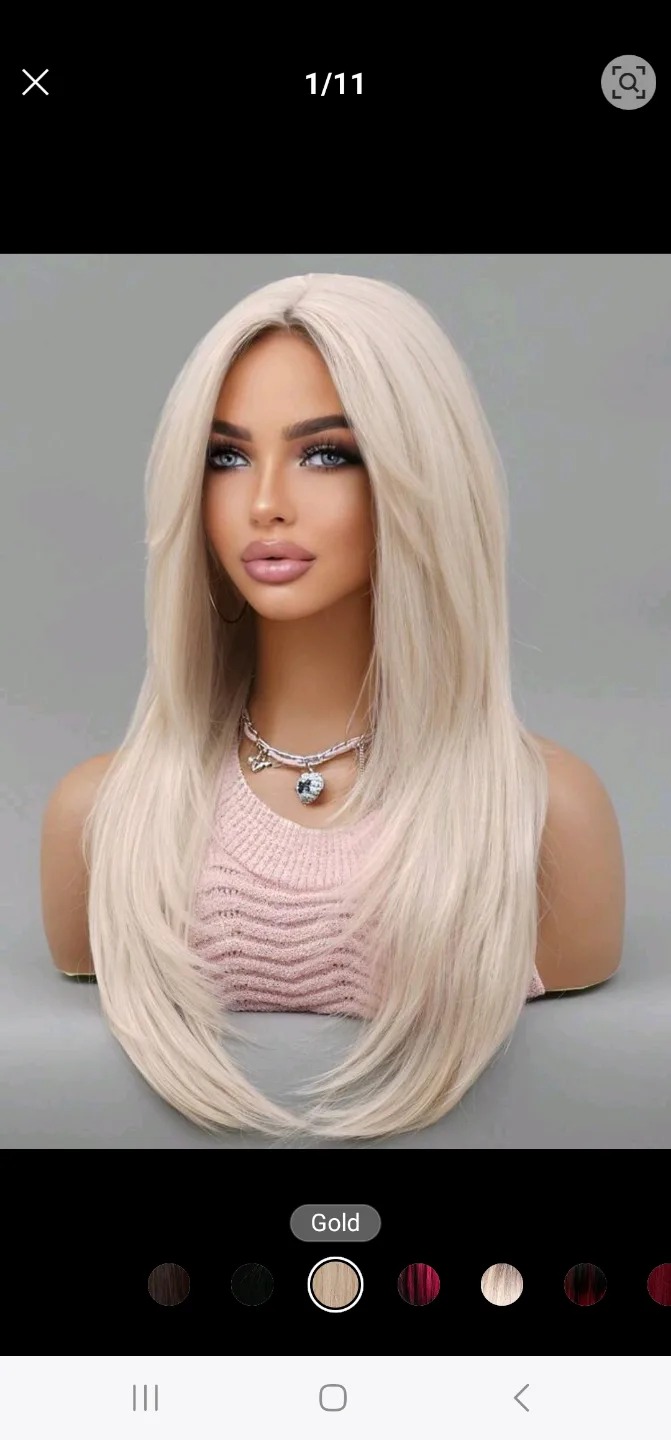 Long layered wig thumbnail