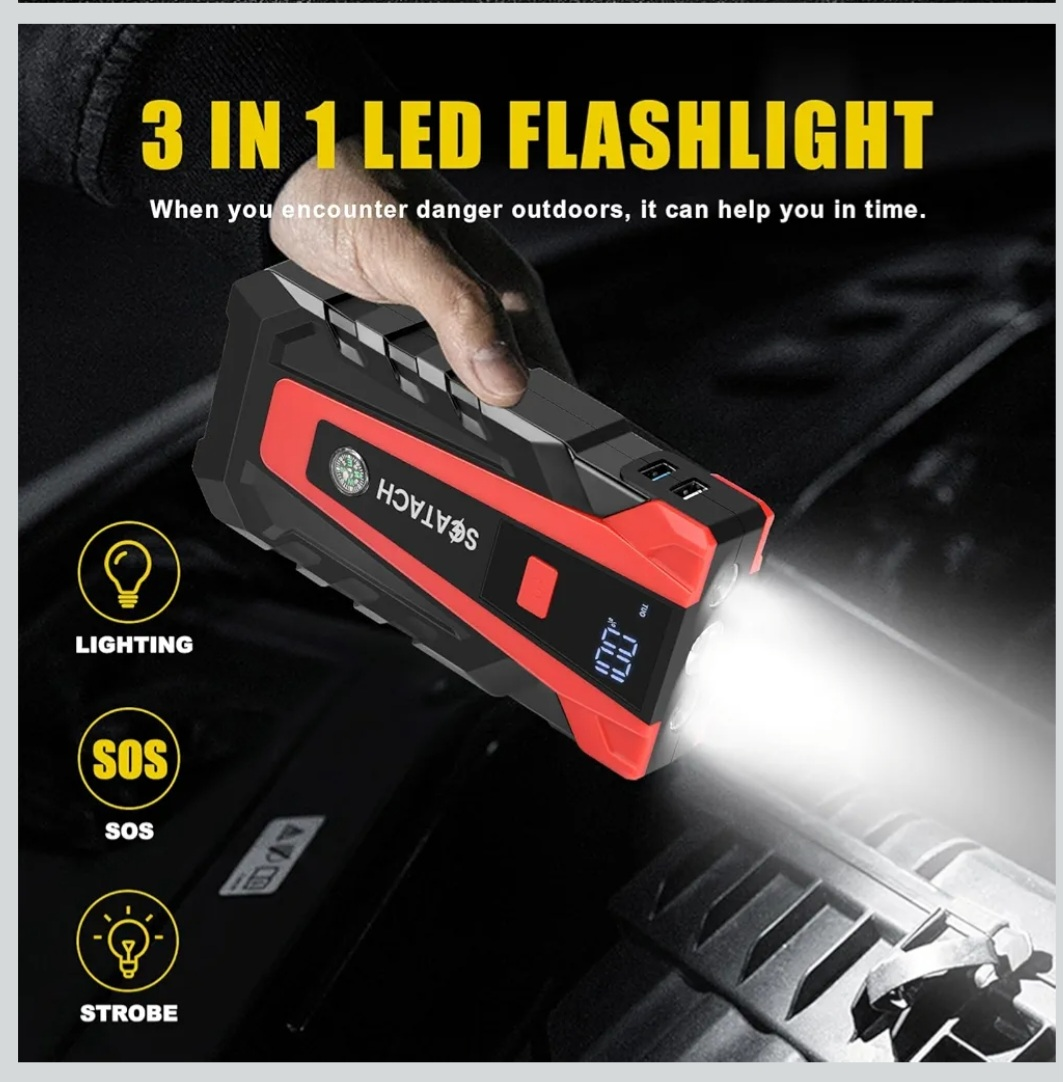 Car Battery Jump Starter, - photo 2
