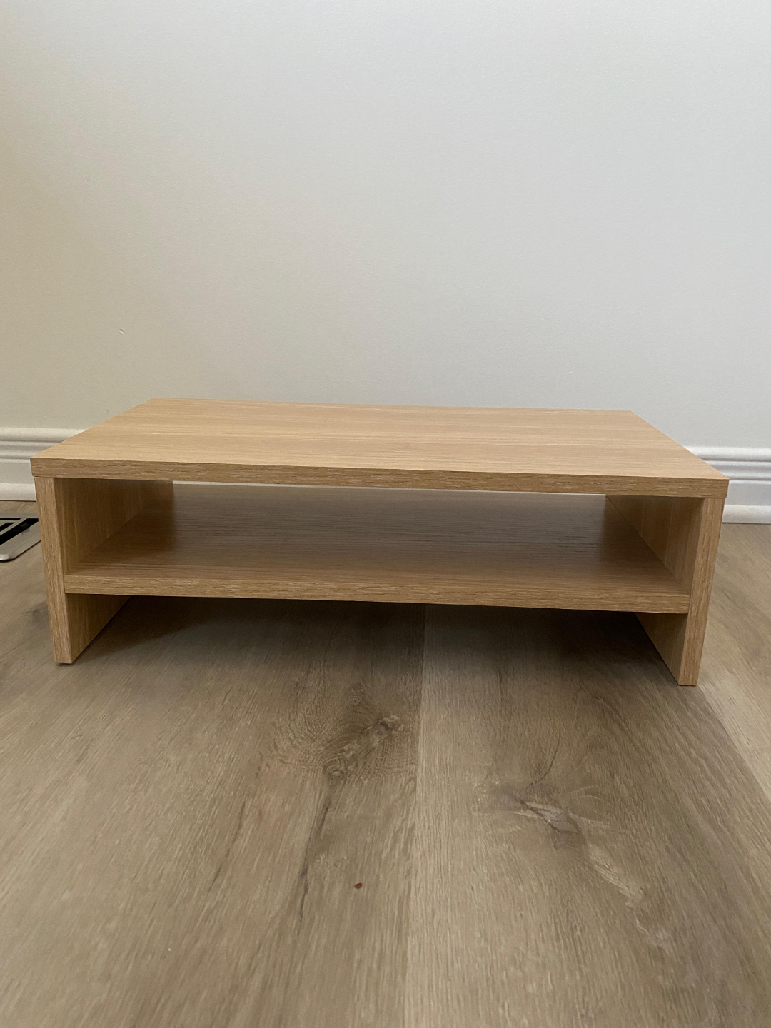 Wooden Monitor Stand with Shelf 🏒