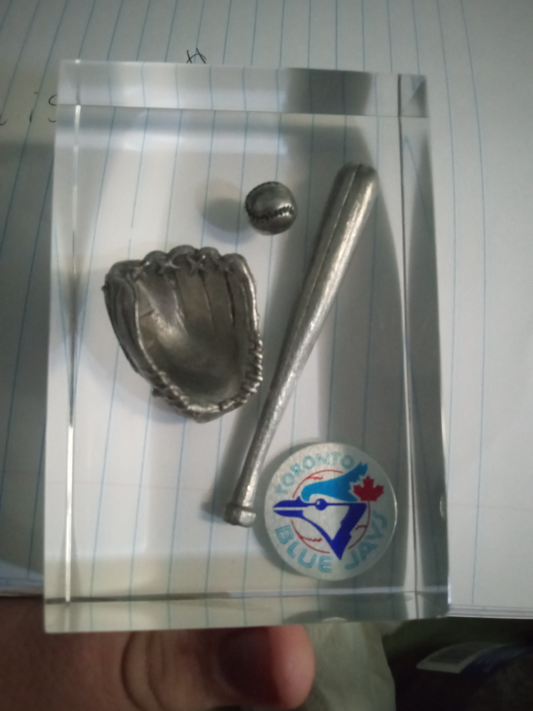 Toronto Blue Jays pewter baseball collectible