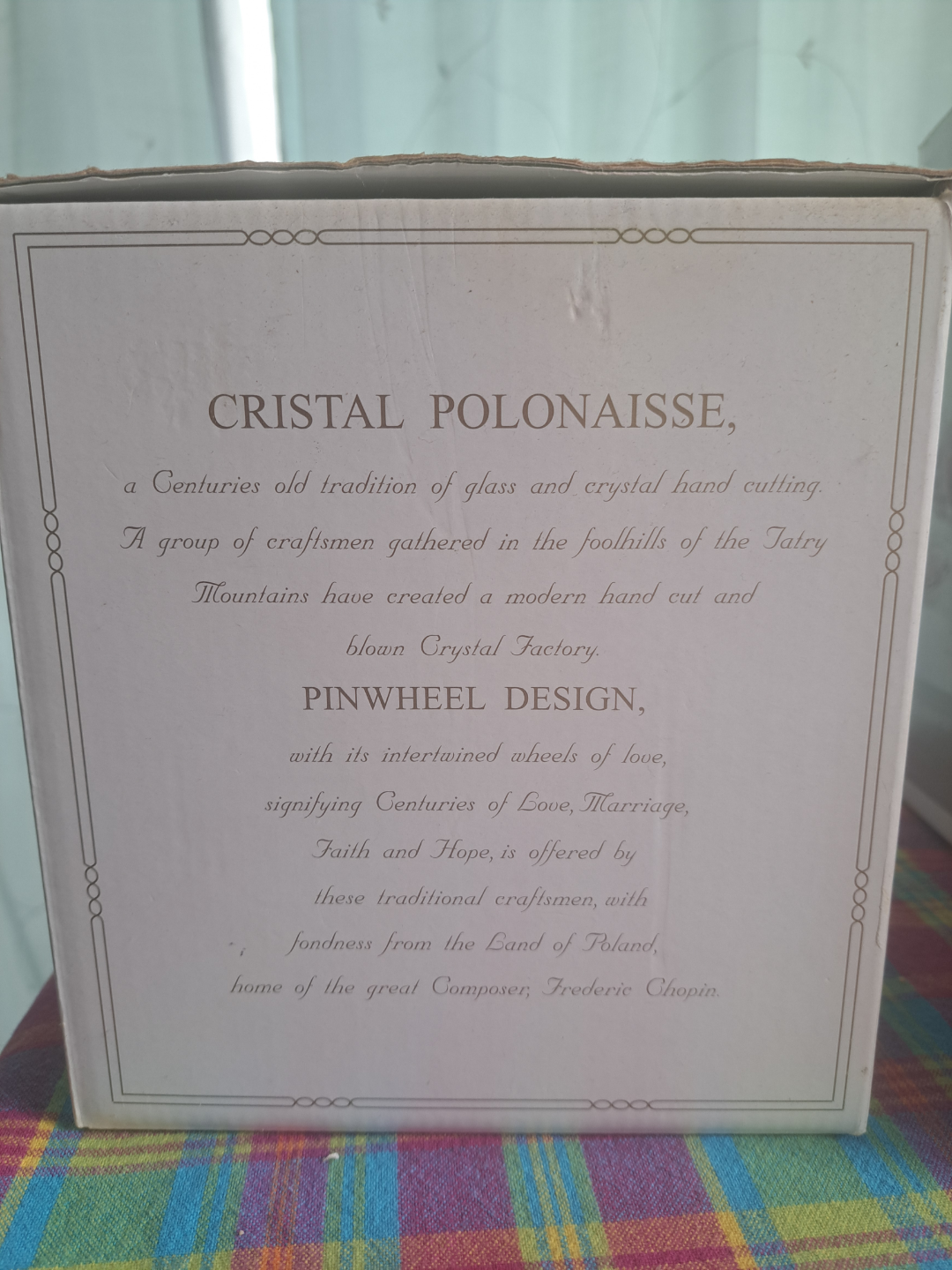 Brilliant Cristal Polonaise Pinwheel Collection Wine Glass - photo 2