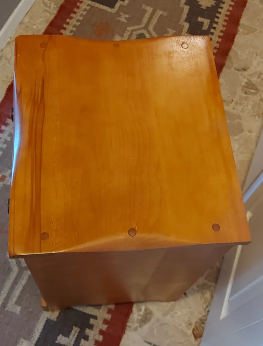 Wooden bedside table image indicator(5)