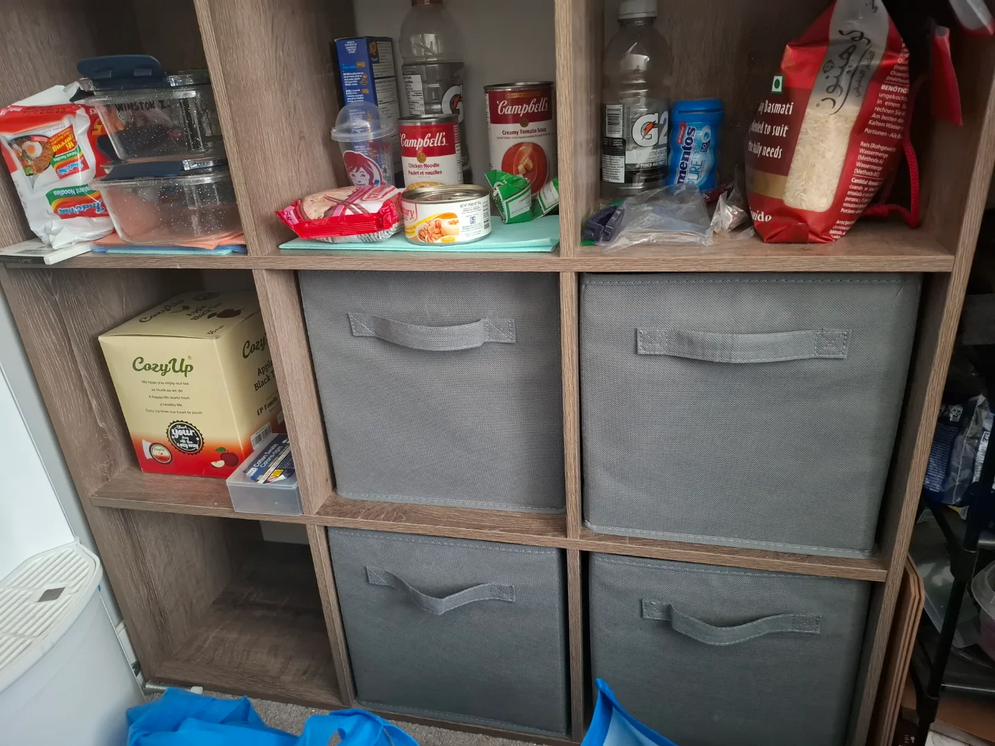 Cube Organizer Shelf with Fabric Drawers image indicator(2)