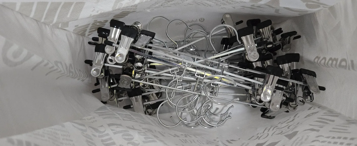 Bulk Lot of Metal Clip Hangers image indicator(2)