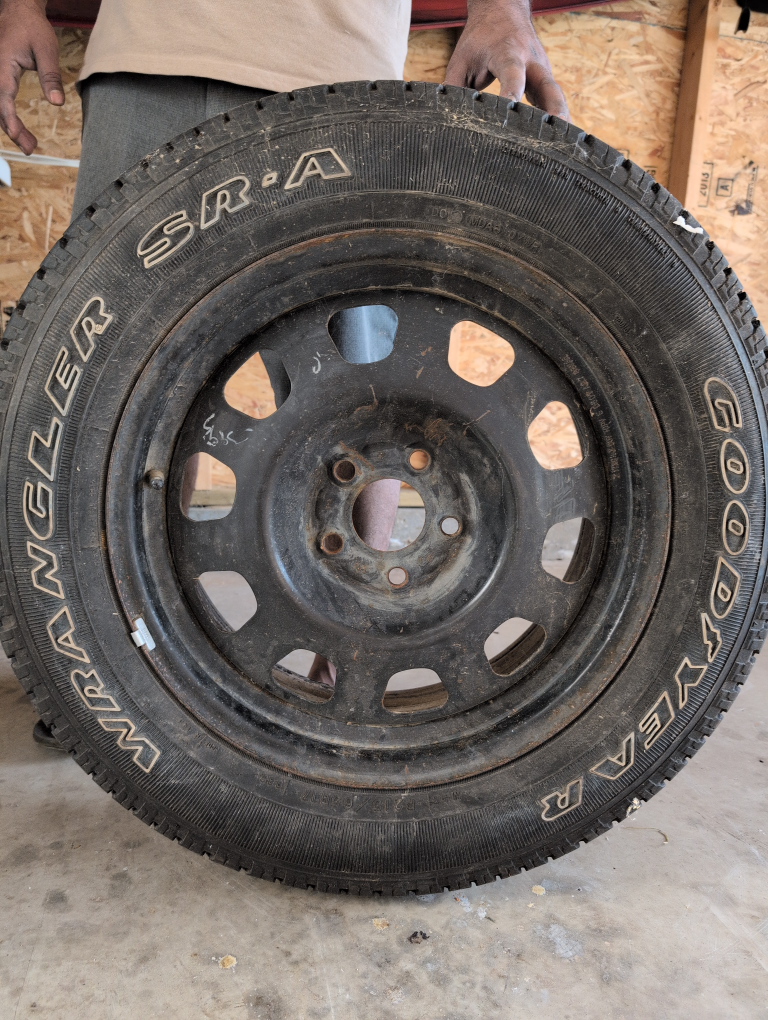 Goodyear Wrangler SR-A Spare Tire