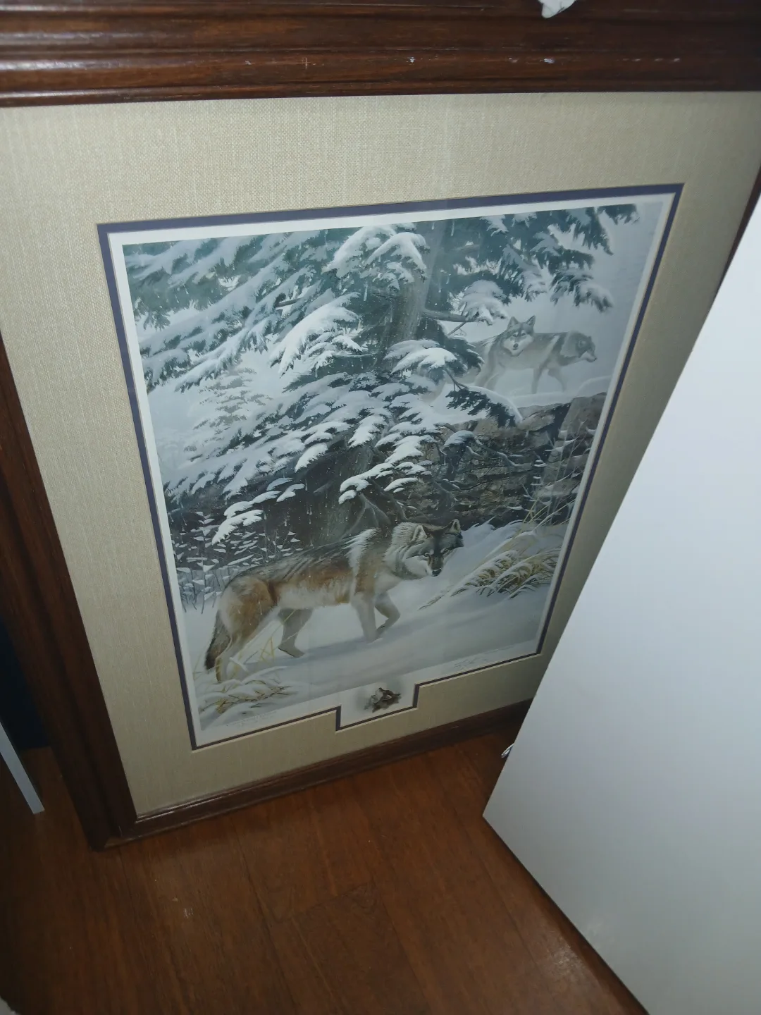 Framed Wolf Print thumbnail