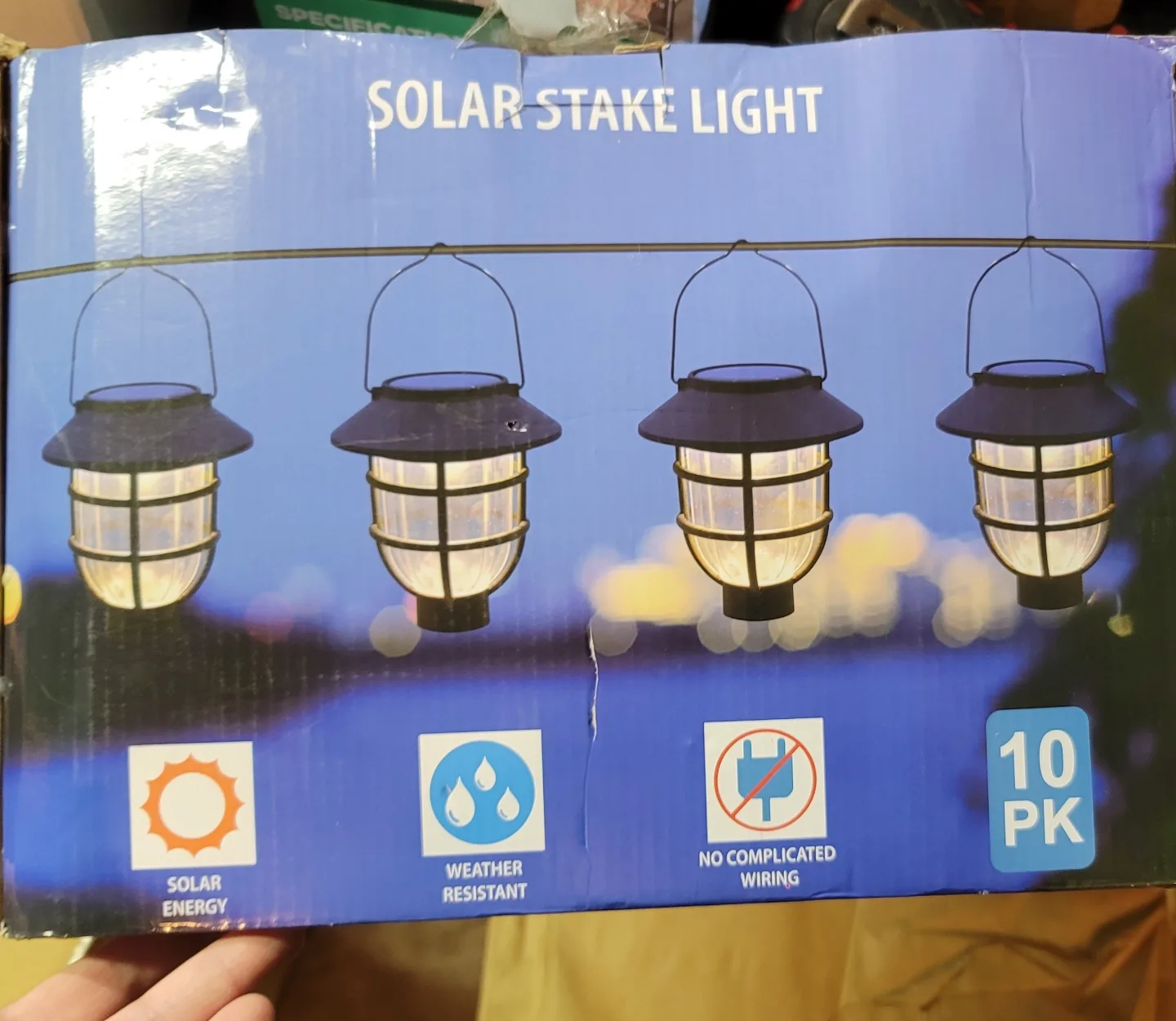 New 10 Pack Solar Stake Lights thumbnail